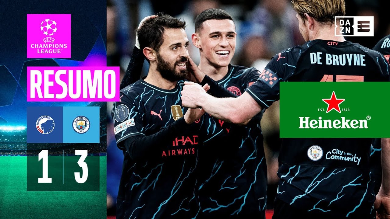 Resumo | Copenhaga 1-3 Man. City | Champions League 23/24