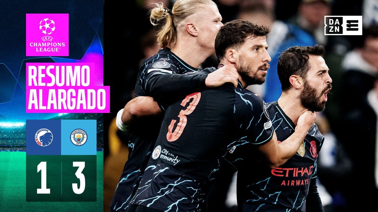 Resumo Alargado | Copenhaga 1-3 Man. City | Champions League 23/24