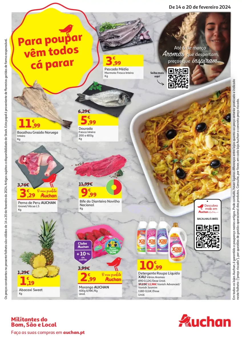 Folheto Auchan (14 a 20 fevereiro)