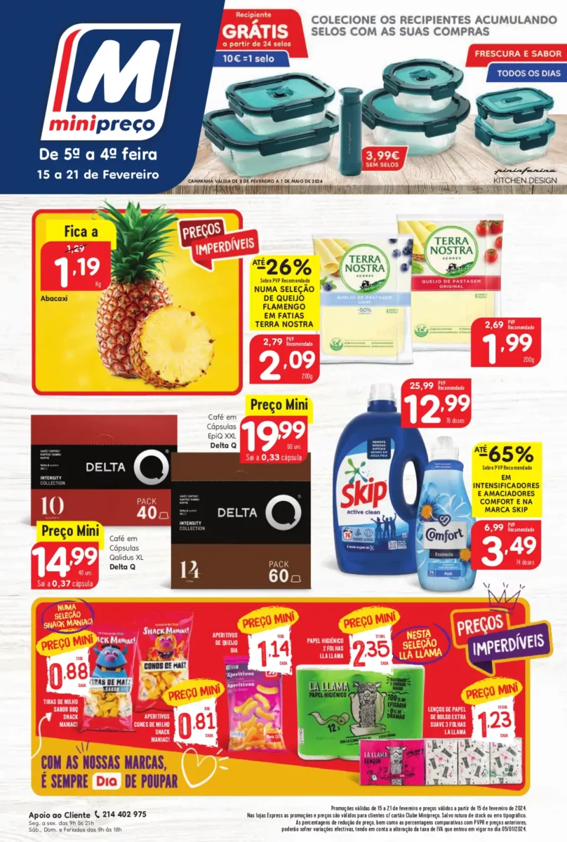 Folheto Minipre&ccedil;o (15 a 21 fevereiro)