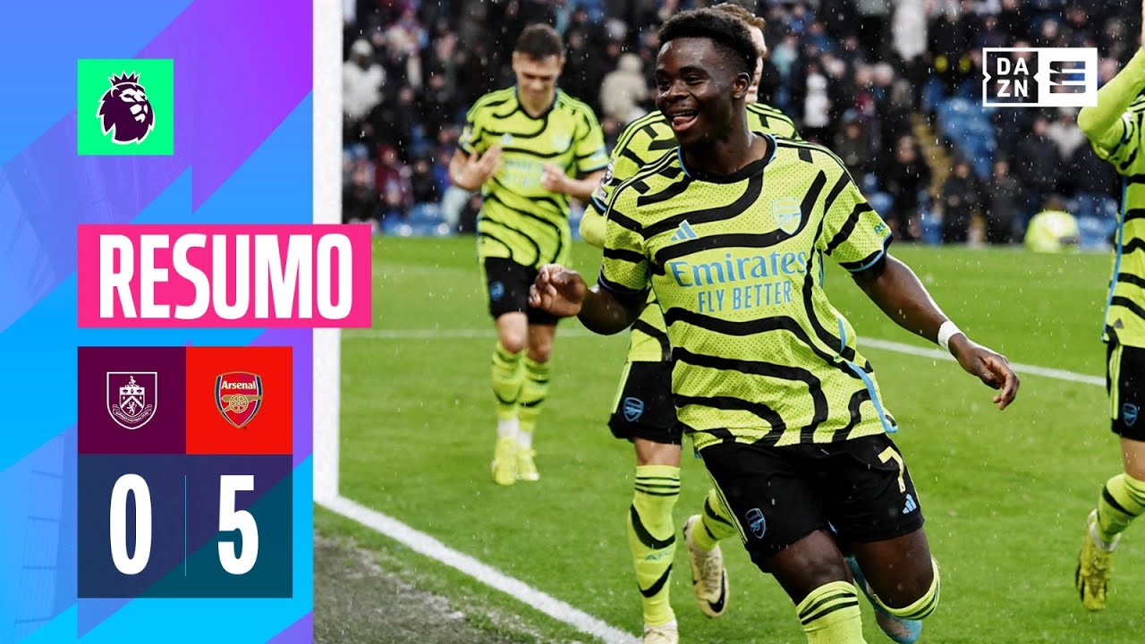 Resumo | Burnley 0-5 Arsenal | Premier League 23/24