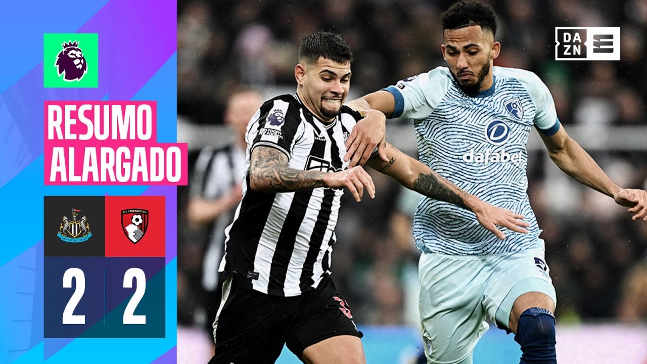 Resumo alargado | Newcastle 2-2 Bournemouth | Premier League 23/24