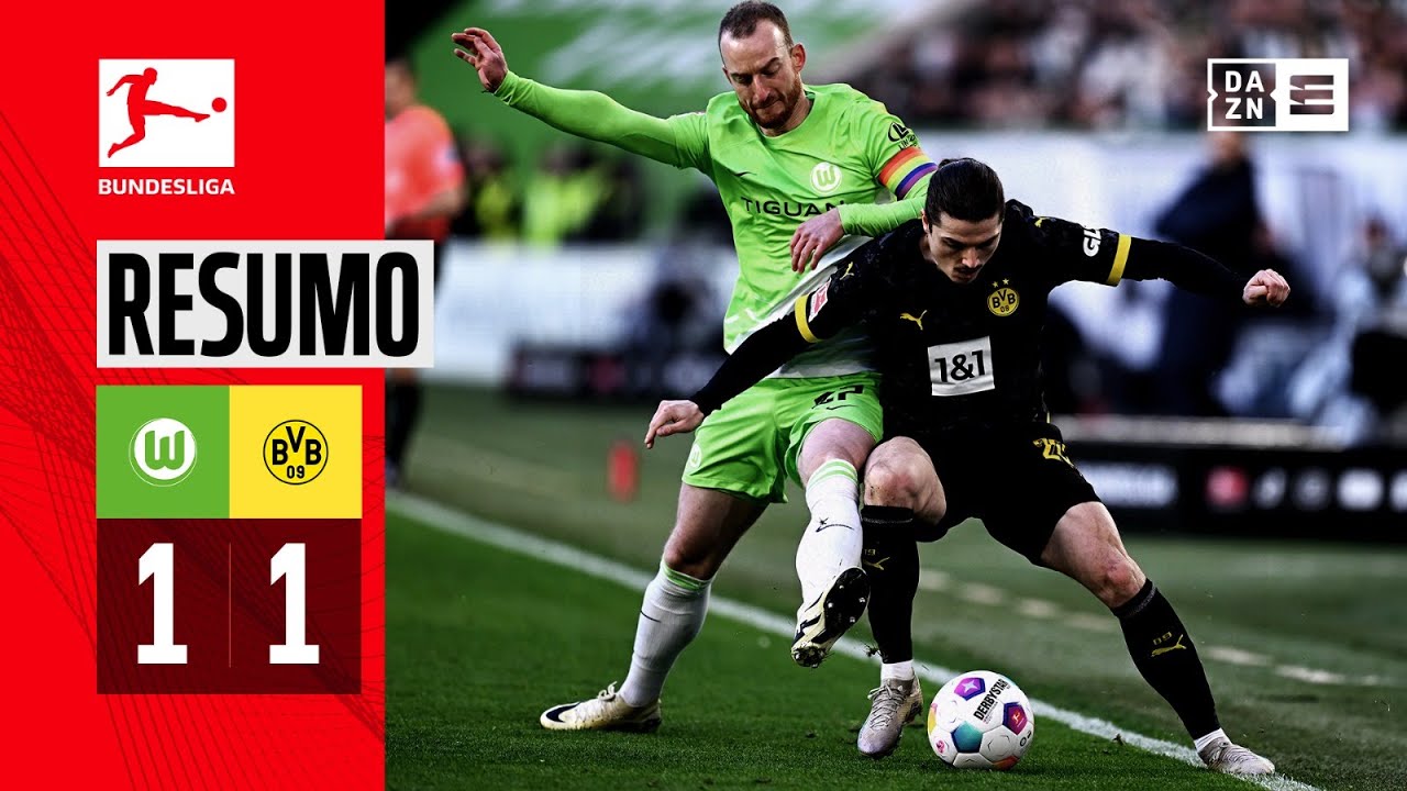 Resumo | Wolfsburg 1-1 Dortmund | Bundesliga 23/24