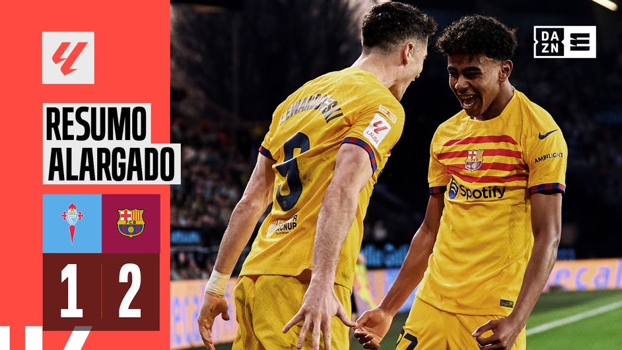 Resumo alargado | Celta de Vigo 1-2 Barcelona | LaLiga 23/24