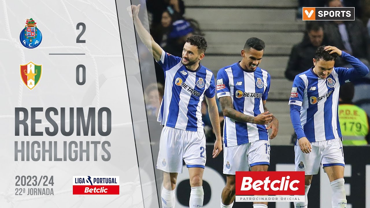 Resumo: FC Porto 2-0 Estrela Amadora (Liga 23/24 #22)