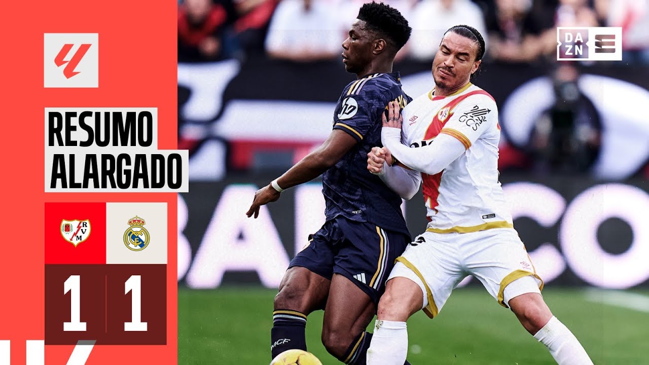 Resumo alargado | Rayo Vallecano 1-1 Real Madrid | LaLiga 23/24