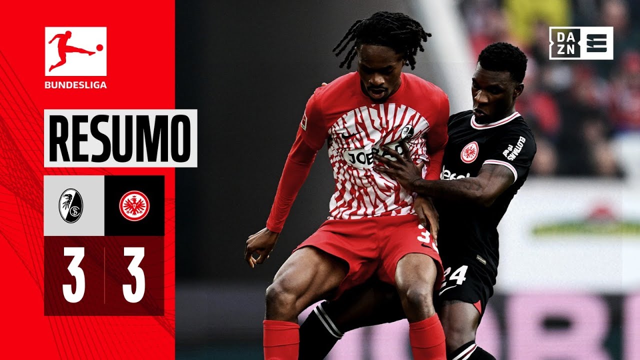 Resumo | Freiburg 3-3 Eintracht Frankfurt | Bundesliga 23/24