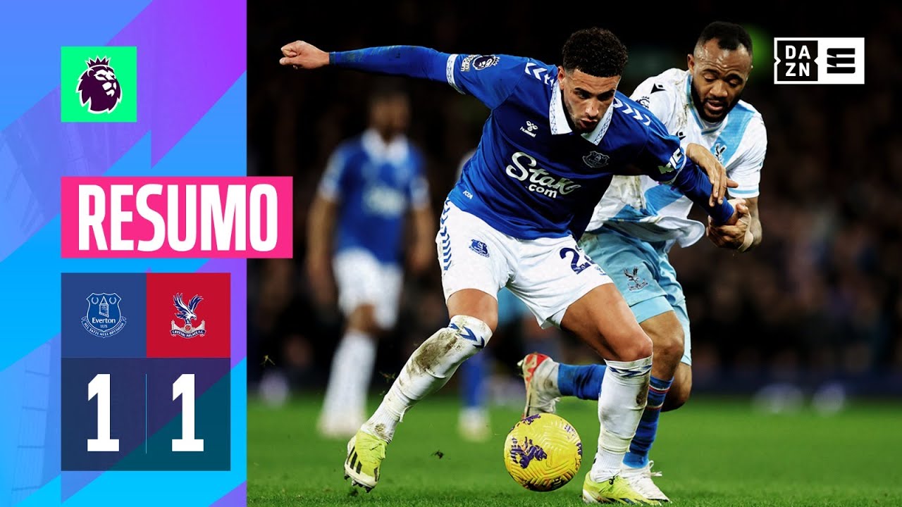 Resumo | Everton 1-1 Crystal Palace | Premier League 23/24
