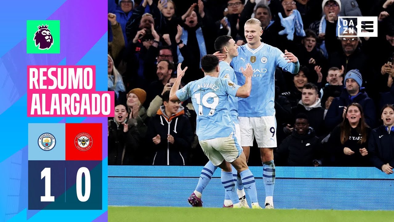 Resumo alargado | Man City 1-0 Brentford | Premier League 23/24