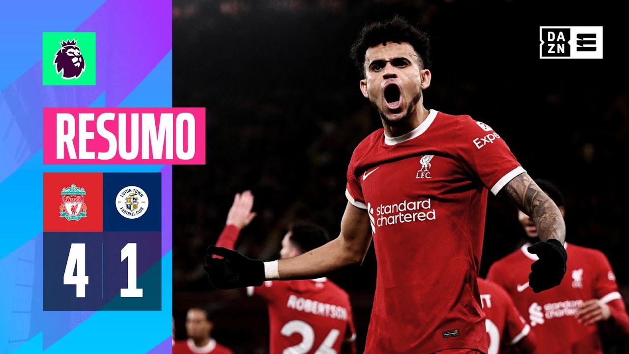 Resumo | Liverpool 4-1 Luton | Premier League 23/24