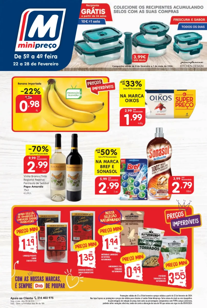 Folheto Minipre&ccedil;o (22 a 28 fevereiro)