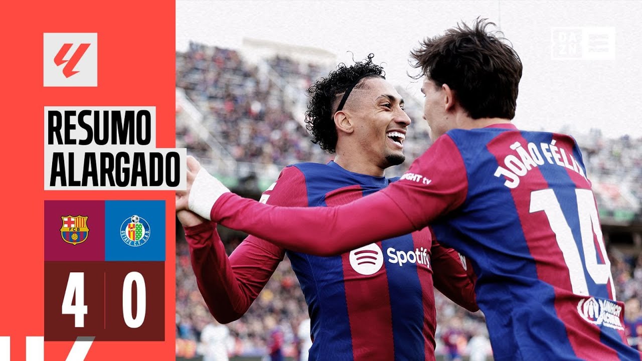 Resumo alargado | Barcelona 4-0 Getafe | LaLiga 23/24
