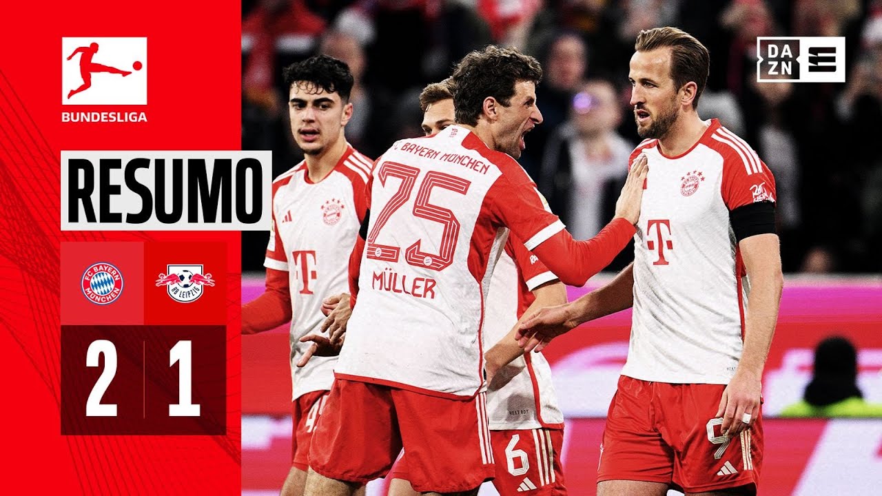 Resumo | Bayern 2-1 Leipzig | Bundesliga 23/24