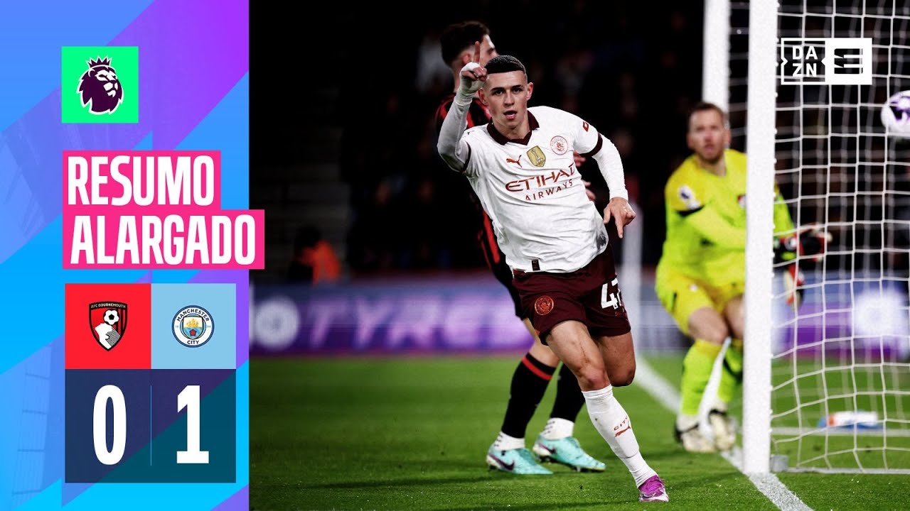 Resumo alargado | Bournemouth 0-1 Man City | Premier League 23/24