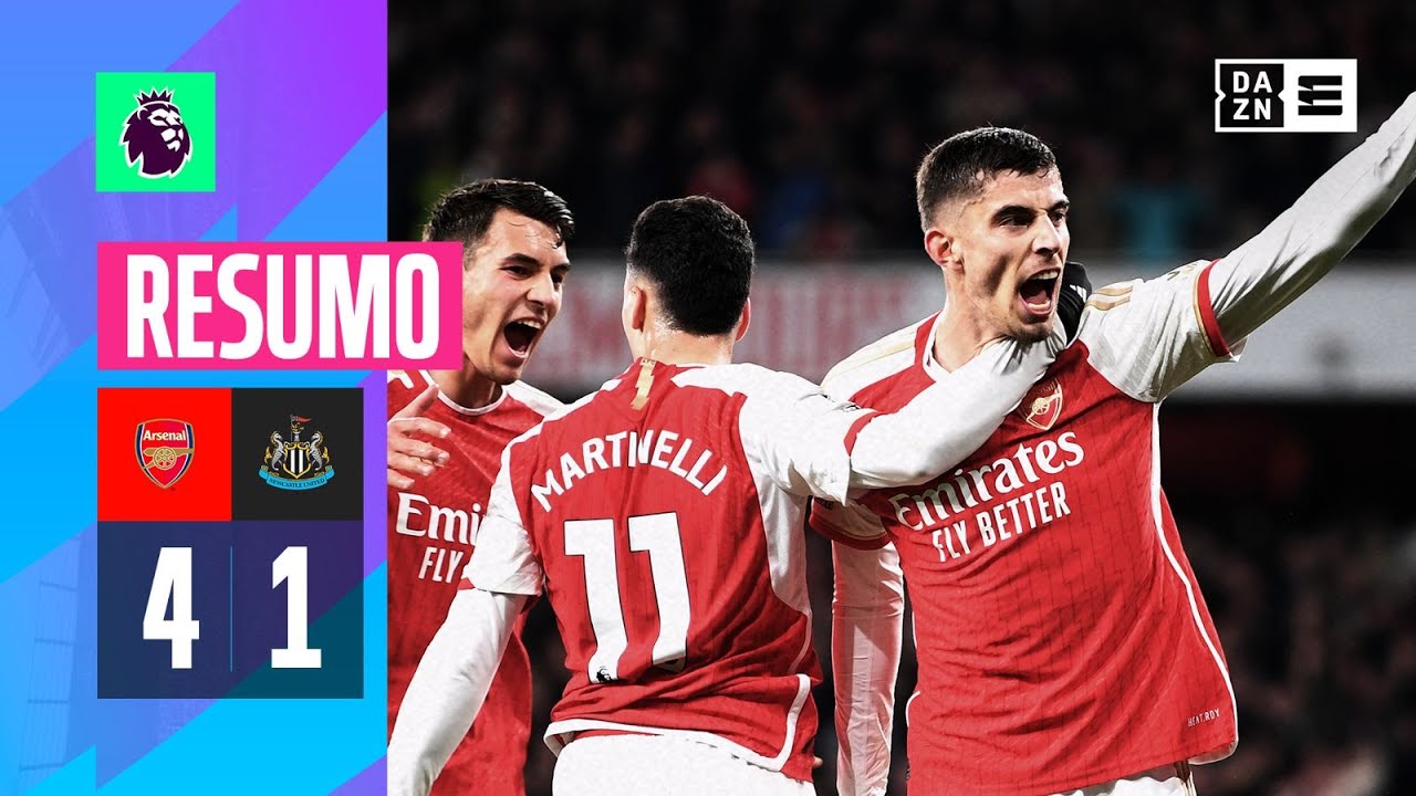 Resumo | Arsenal 4-1 Newcastle | Premier League 23/24