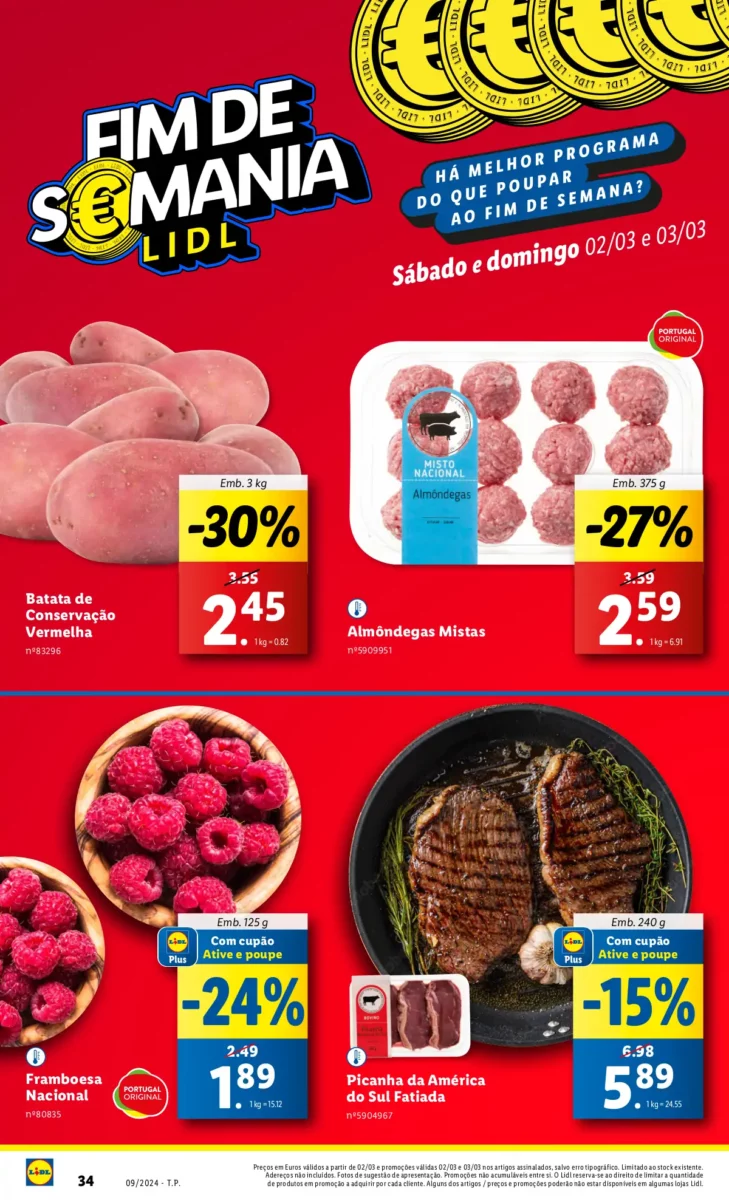 Folheto LiDL Fim-de-semana (2 e 3 mar&ccedil;o)