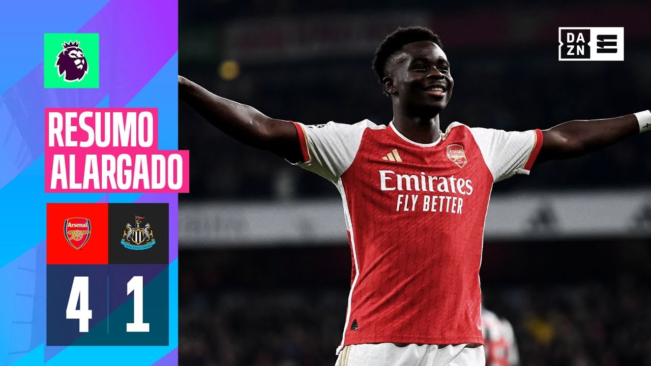 Resumo alargado | Arsenal 4-1 Newcastle | Premier League 23/24