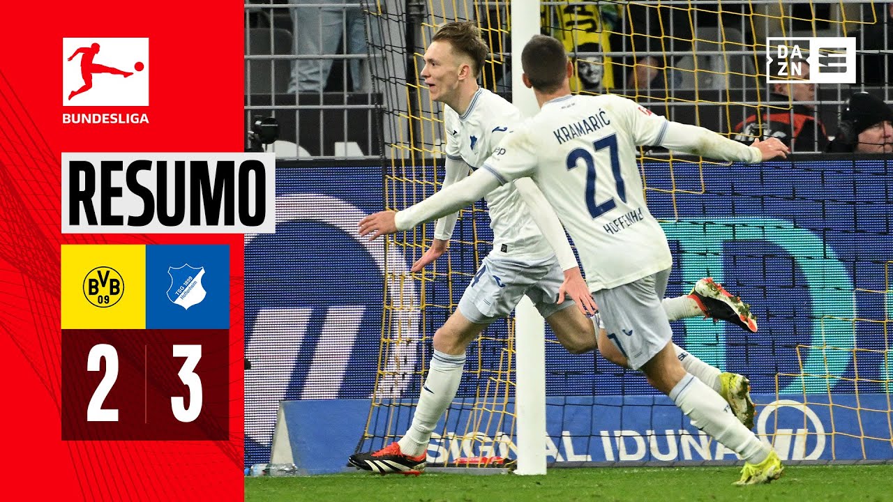 Resumo | Dortmund 2-3 Hoffenheim | Bundesliga 23/24