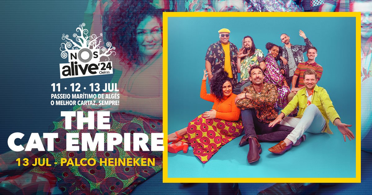 The Cat Empire no Palco Heineken a 13 de julho