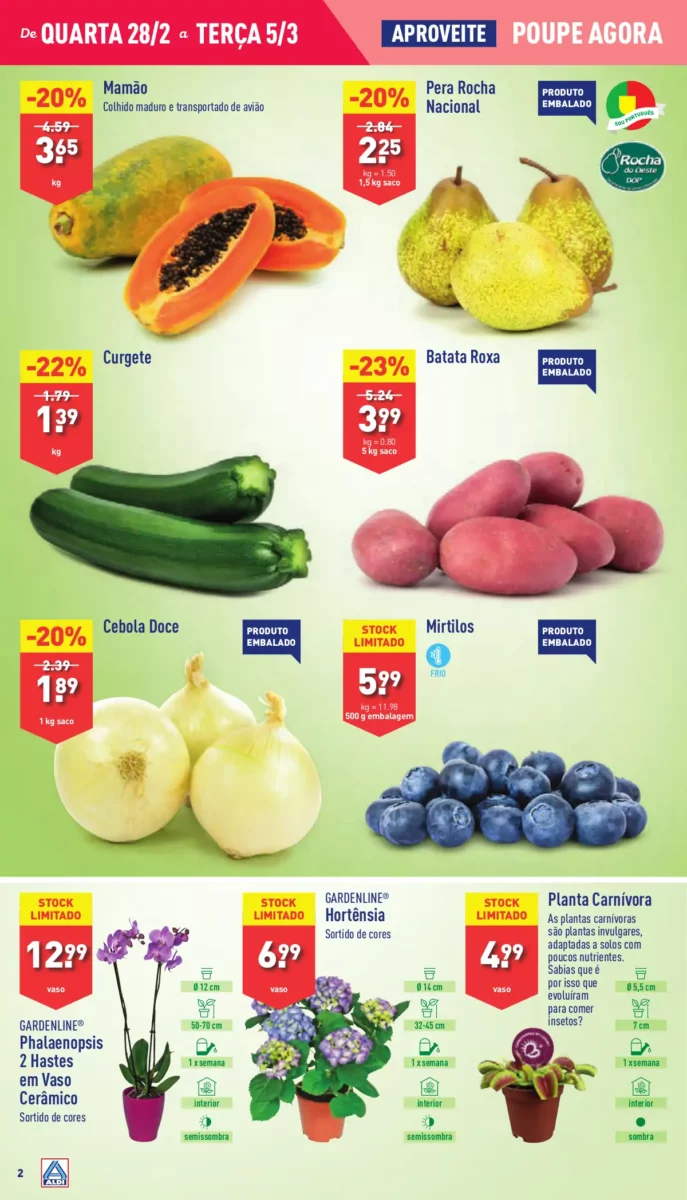 Antevis&atilde;o Folheto ALDI (28 fevereiro a 5 mar&ccedil;o)