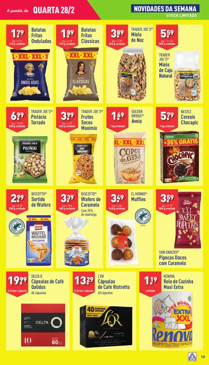 Antevis&atilde;o Folheto ALDI (28 fevereiro a 5 mar&ccedil;o)