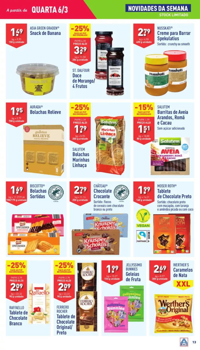 Antevis&atilde;o Folheto ALDI (6 a 12 mar&ccedil;o)