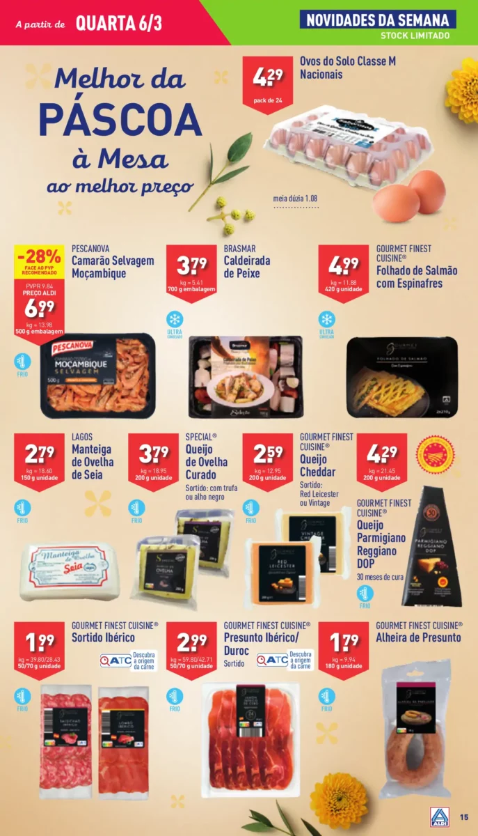 Antevis&atilde;o Folheto ALDI (6 a 12 mar&ccedil;o)