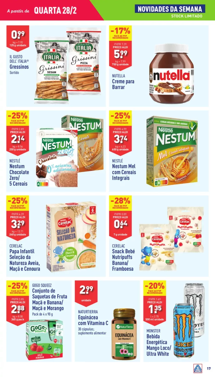 Antevis&atilde;o Folheto ALDI (28 fevereiro a 5 mar&ccedil;o)