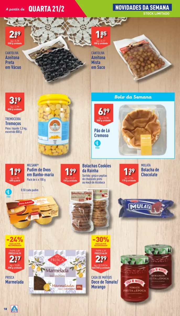 Antevis&atilde;o Folheto ALDI (21 a 28 fevereiro)