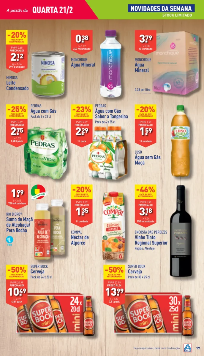 Antevis&atilde;o Folheto ALDI (21 a 28 fevereiro)