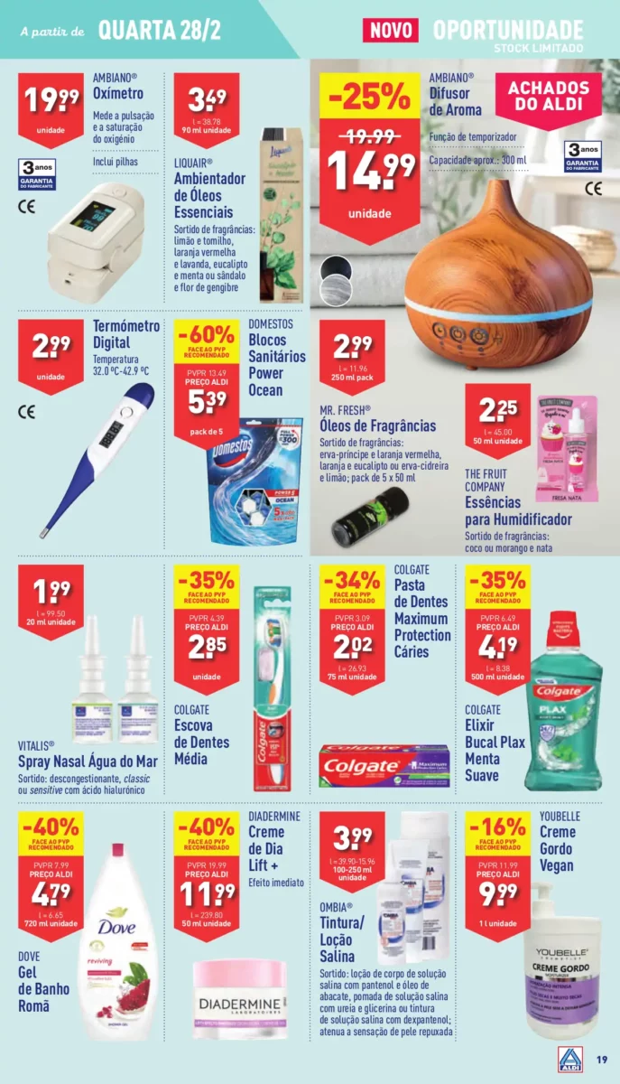 Antevis&atilde;o Folheto ALDI (28 fevereiro a 5 mar&ccedil;o)