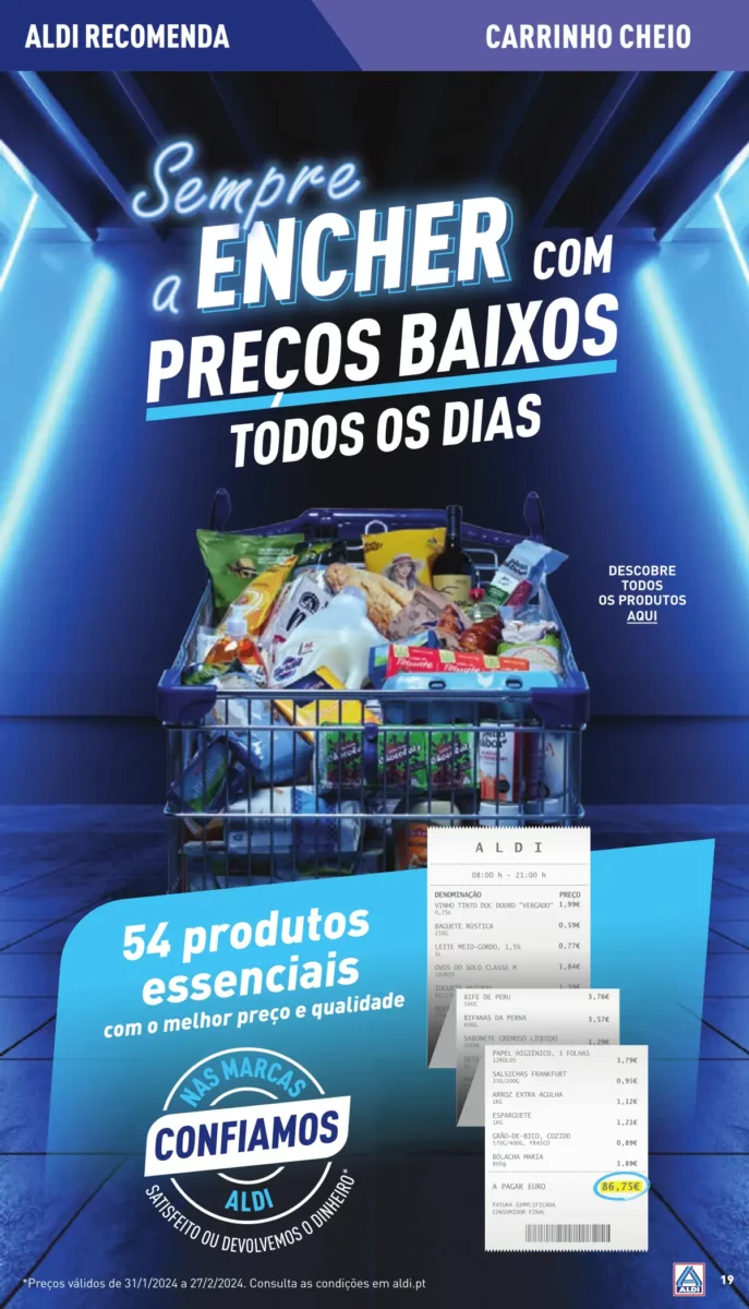 Antevis&atilde;o Folheto ALDI (14 a 20 fevereiro)