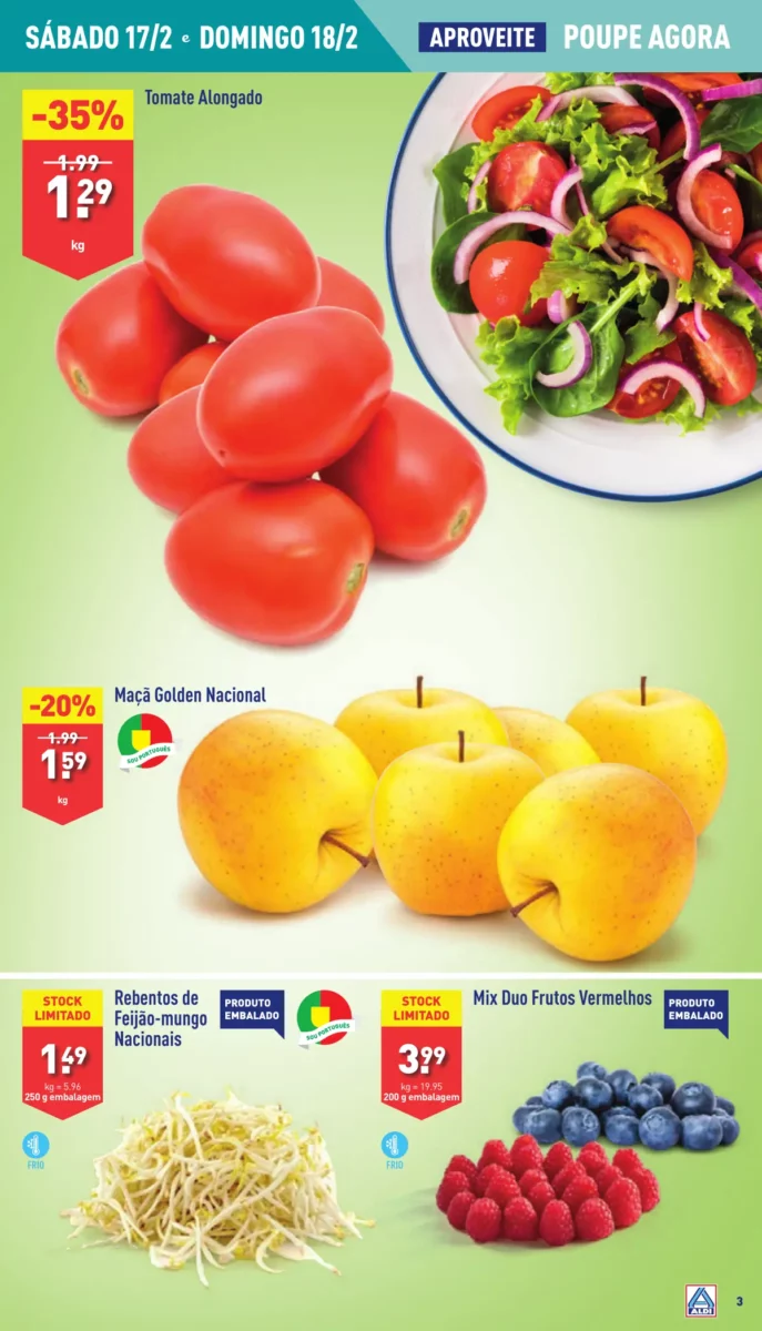 Antevis&atilde;o Folheto ALDI (14 a 20 fevereiro)
