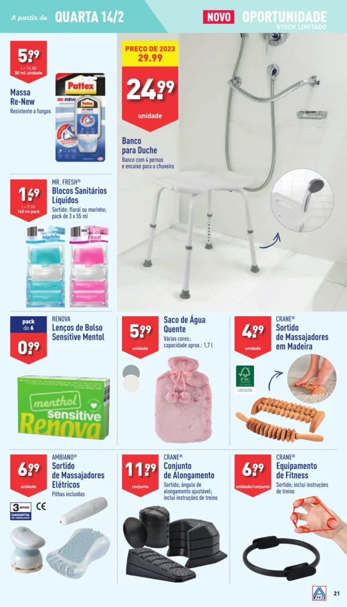 Antevis&atilde;o Folheto ALDI (14 a 20 fevereiro)