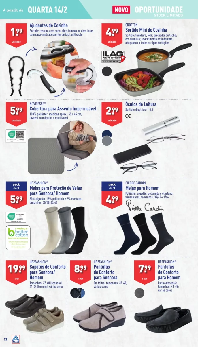 Antevis&atilde;o Folheto ALDI (14 a 20 fevereiro)