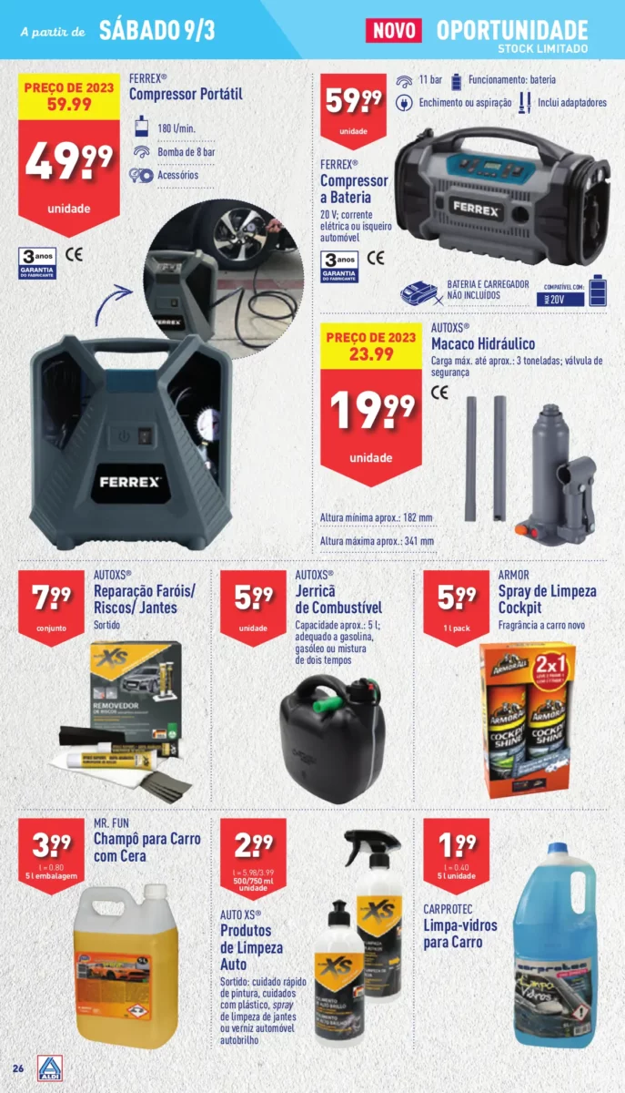 Antevis&atilde;o Folheto ALDI (6 a 12 mar&ccedil;o)