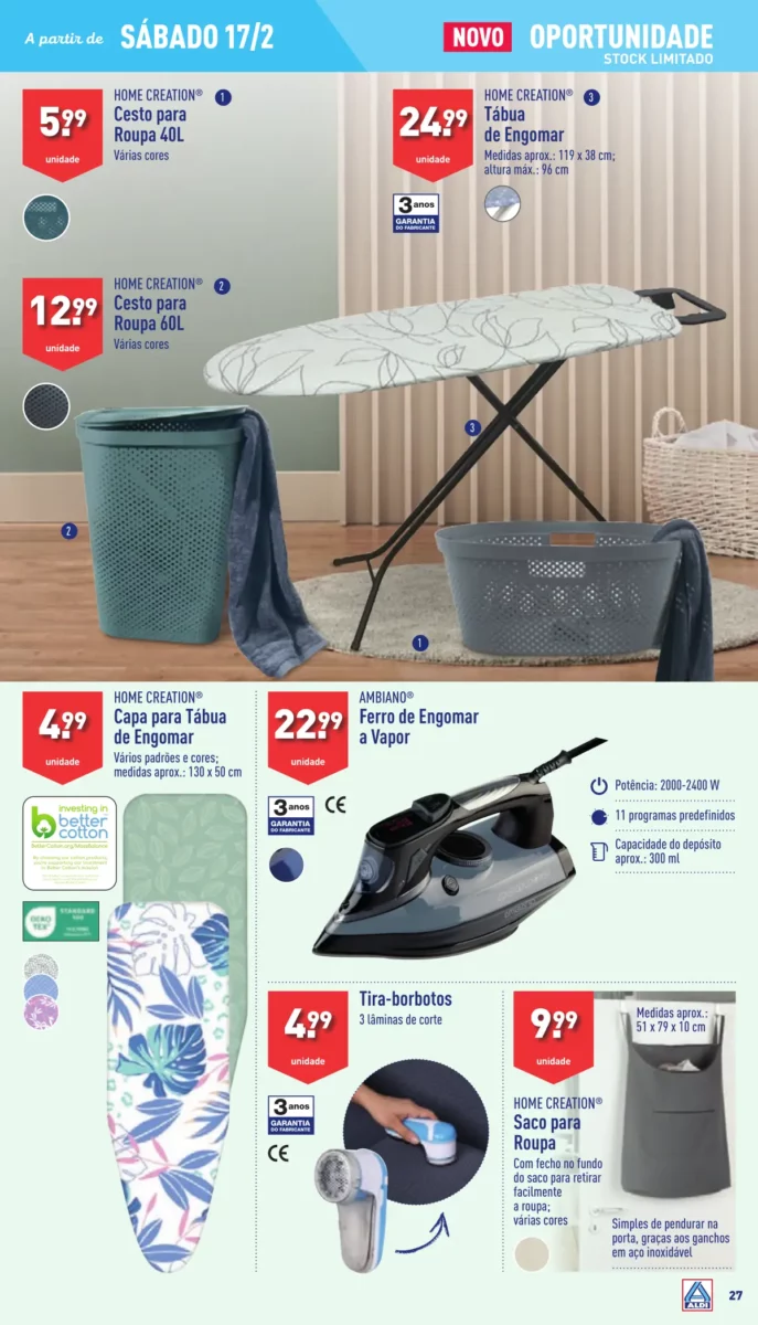 Antevis&atilde;o Folheto ALDI (14 a 20 fevereiro)