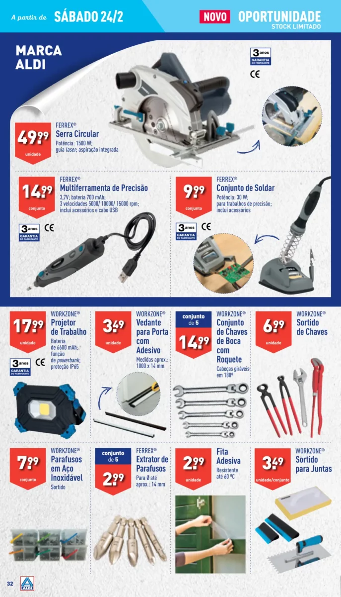 Antevis&atilde;o Folheto ALDI (21 a 28 fevereiro)