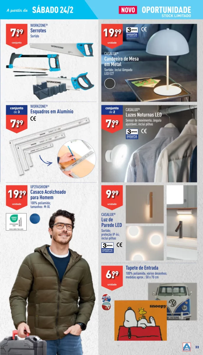 Antevis&atilde;o Folheto ALDI (21 a 28 fevereiro)