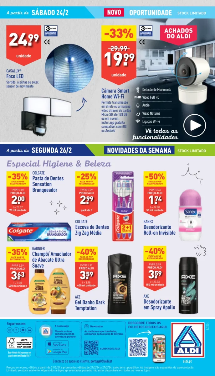 Antevis&atilde;o Folheto ALDI (21 a 28 fevereiro)