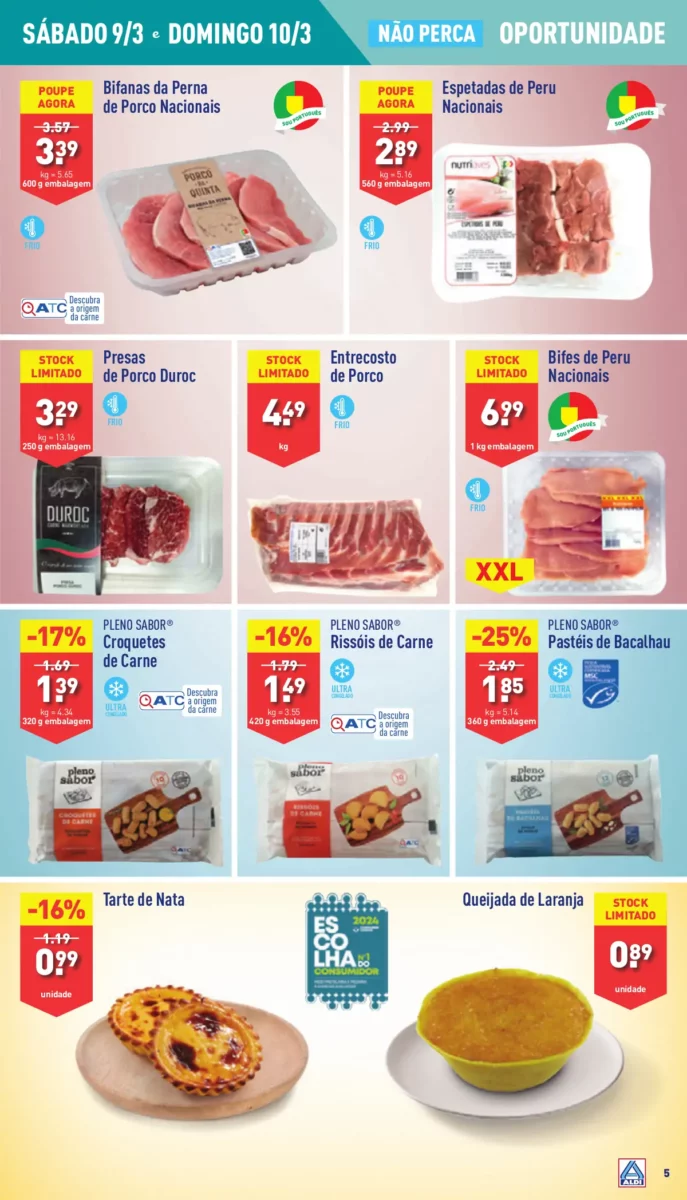 Antevis&atilde;o Folheto ALDI (6 a 12 mar&ccedil;o)