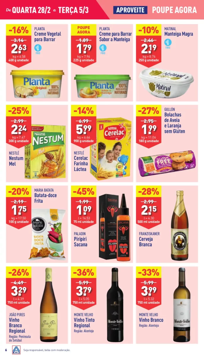 Antevis&atilde;o Folheto ALDI (28 fevereiro a 5 mar&ccedil;o)