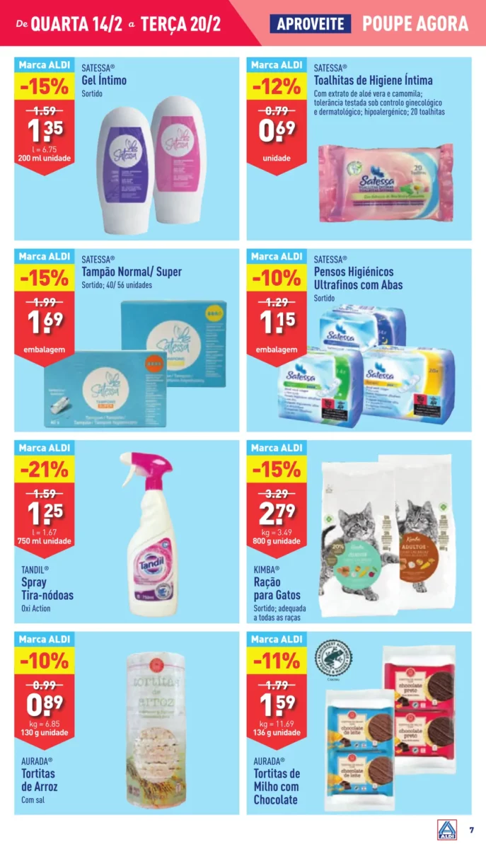 Antevis&atilde;o Folheto ALDI (14 a 20 fevereiro)