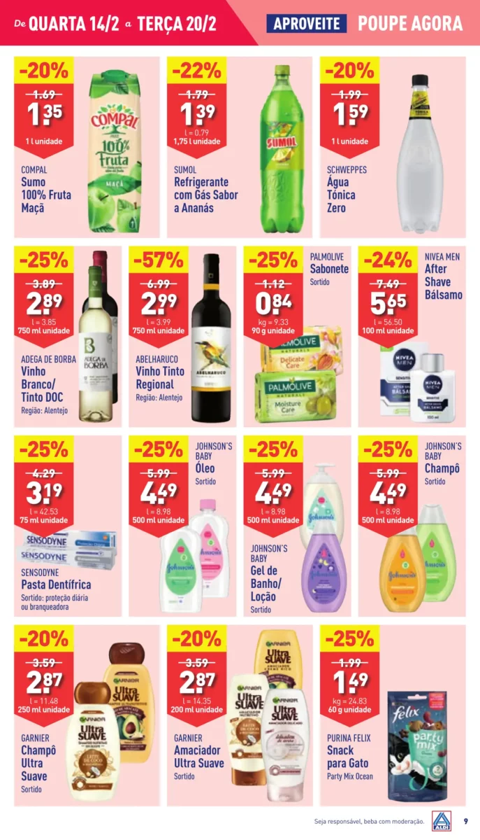 Antevis&atilde;o Folheto ALDI (14 a 20 fevereiro)
