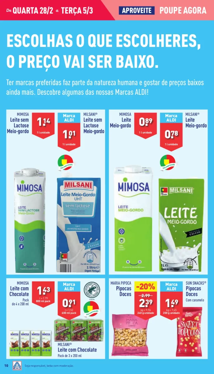 Antevis&atilde;o Folheto ALDI (28 fevereiro a 5 mar&ccedil;o)