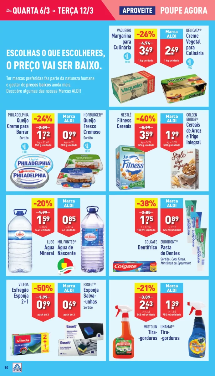 Antevis&atilde;o Folheto ALDI (6 a 12 mar&ccedil;o)