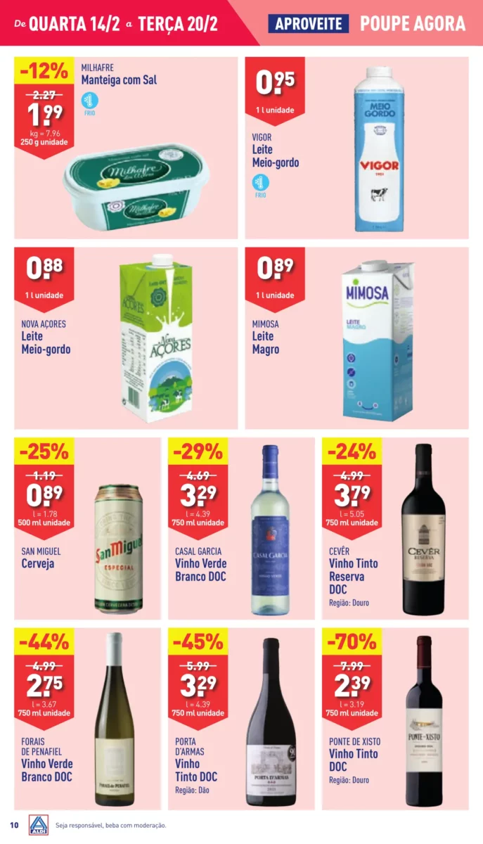Antevis&atilde;o Folheto ALDI (14 a 20 fevereiro)