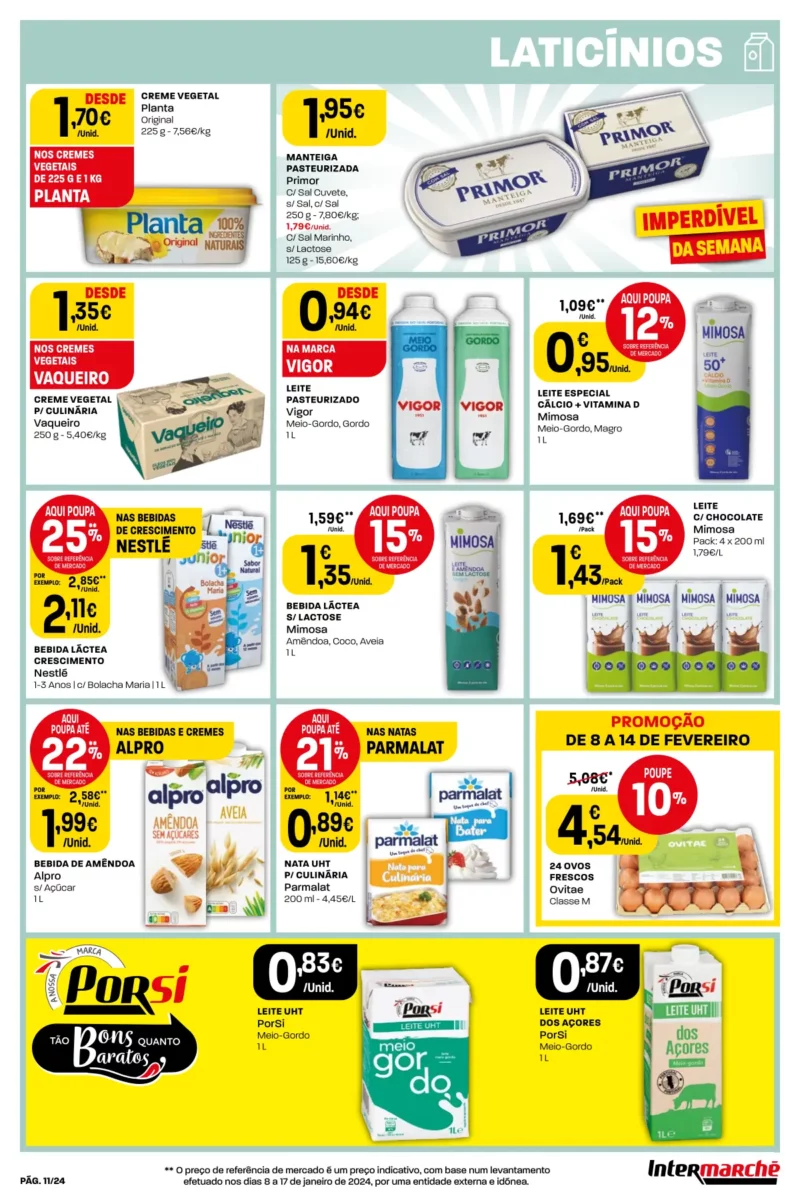 Antevis&atilde;o Folheto Intermarch&eacute; (8 a 14 fevereiro)