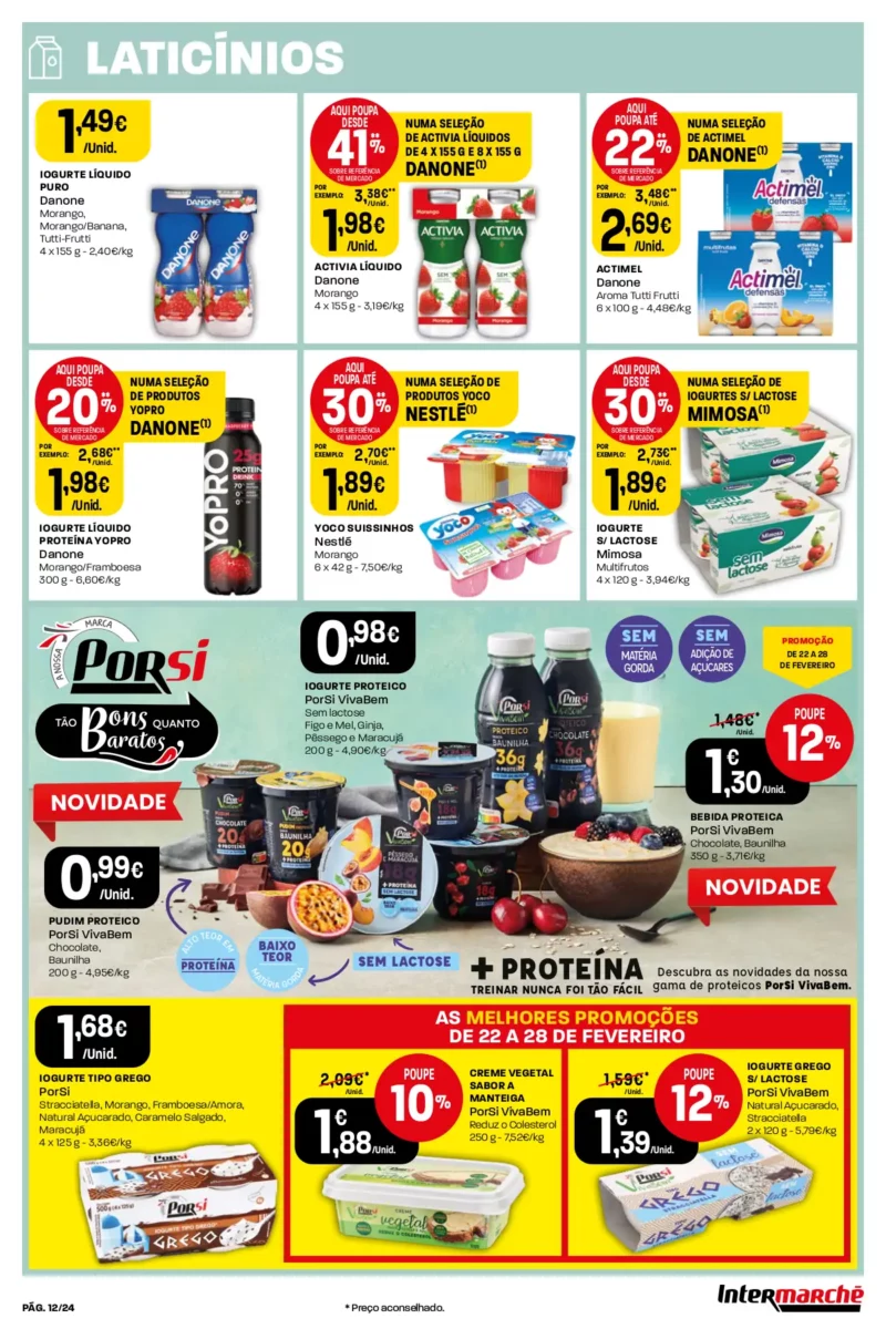 Antevis&atilde;o Folheto Intermarch&eacute; (22 a 28 fevereiro)