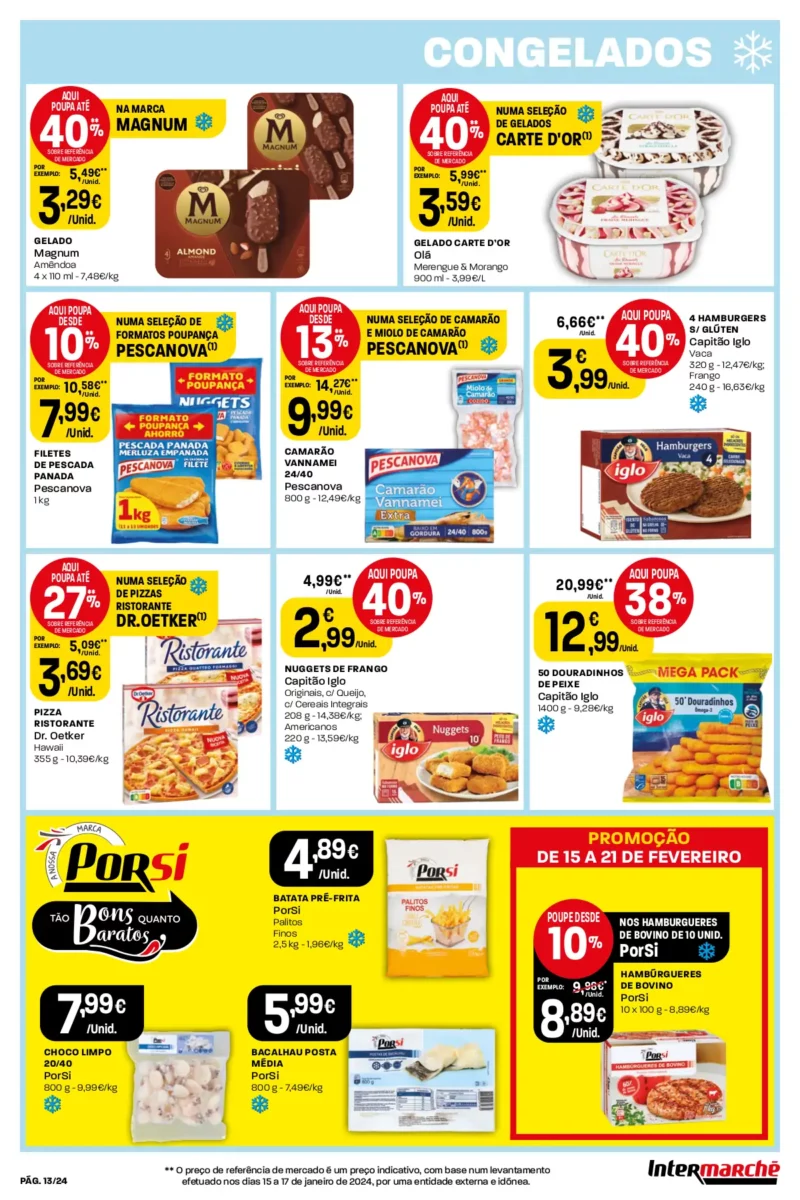 Antevis&atilde;o Folheto Intermarch&eacute; (15 a 21 fevereiro)